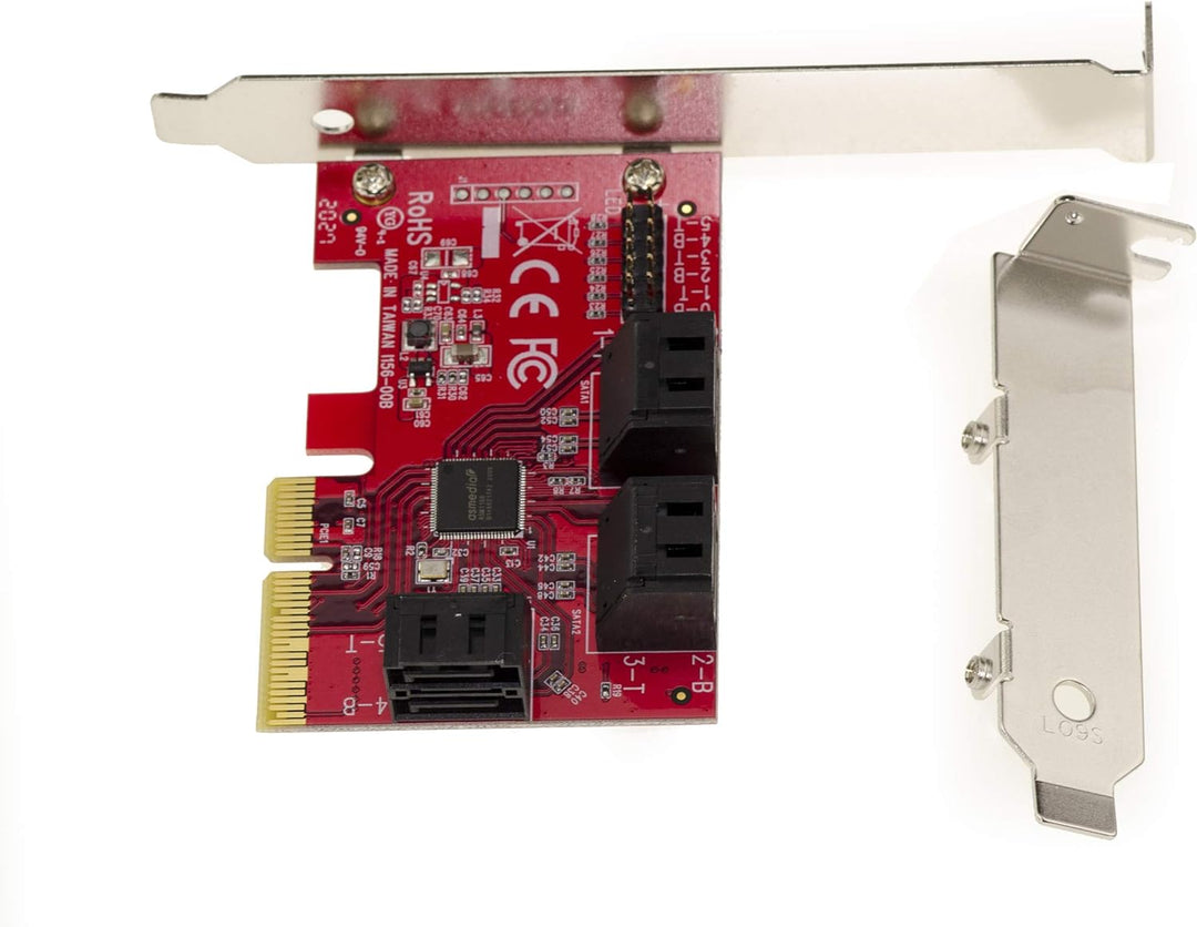 KALEA-INFORMATIQUE PCI Express PCIe 3.0 4X SATA 3.0 6 Ports Karte. Port Multiplier Unterstützung für