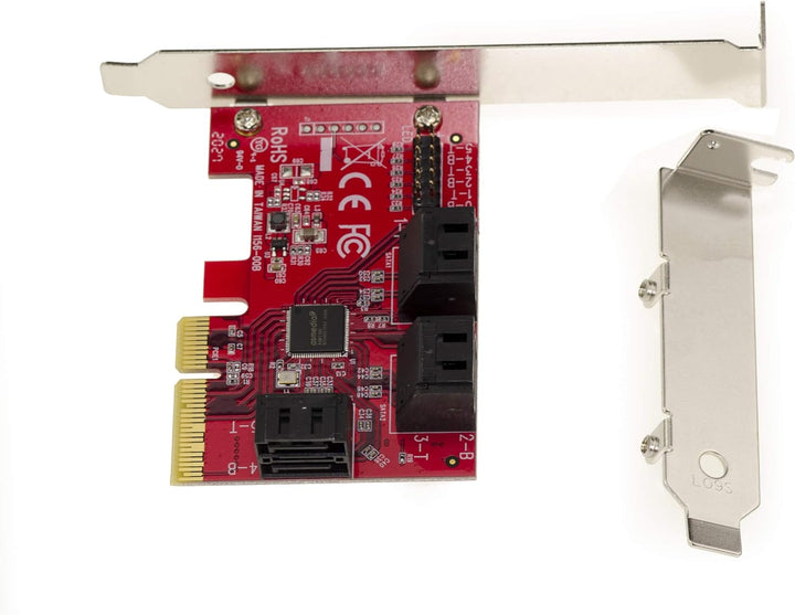 KALEA-INFORMATIQUE PCI Express PCIe 3.0 4X SATA 3.0 6 Ports Karte. Port Multiplier Unterstützung für