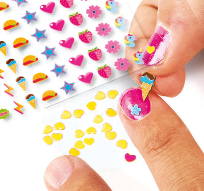 Clementoni Crazy Chic Cool Nail Art - DIY Nageldesign-Set für Kinder ab 6 Jahren - Kreativ-Spielzeug