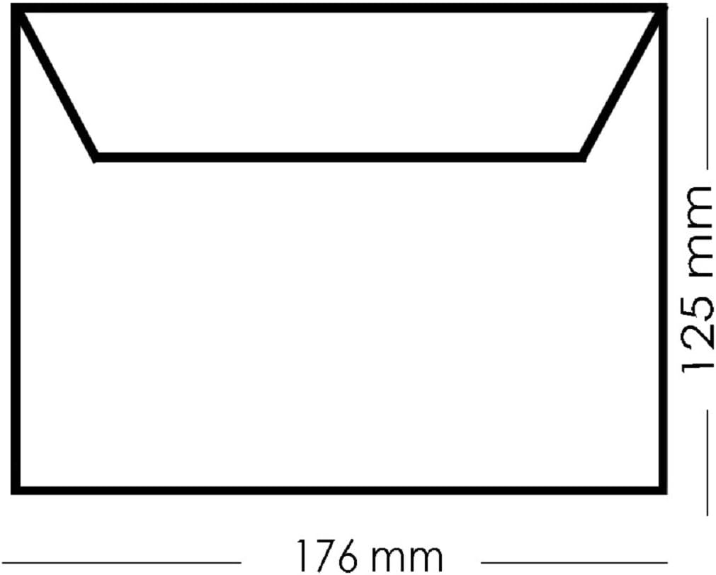 1000 Briefumschläge B6 – (125 x 176 mm), 120g Papier – perfekt für besondere Anlässe in Elfenbein Be