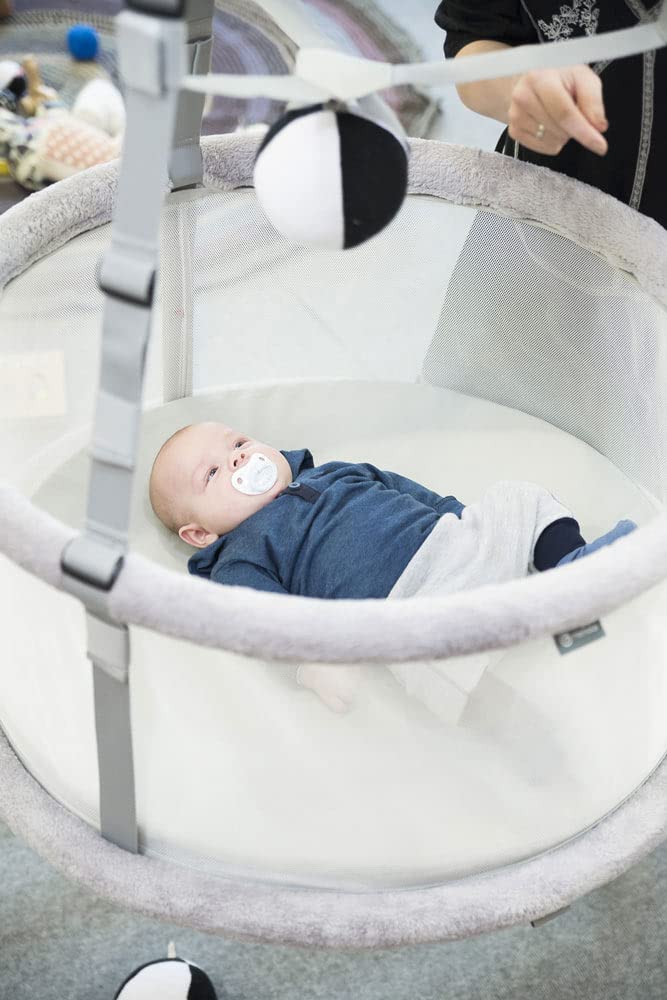 Spielzeugaufhänger mit Klettverschluss für die Memola-Wiege, Spielzeug Windspiel Rassel Baby Spielze