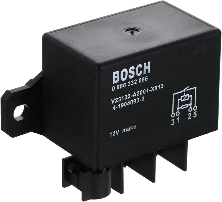 Bosch 0986332086 Leistungsrelais 12V 150A, IP5K4, Betriebstemperatur von -40° C bis 100° C, Wechselr