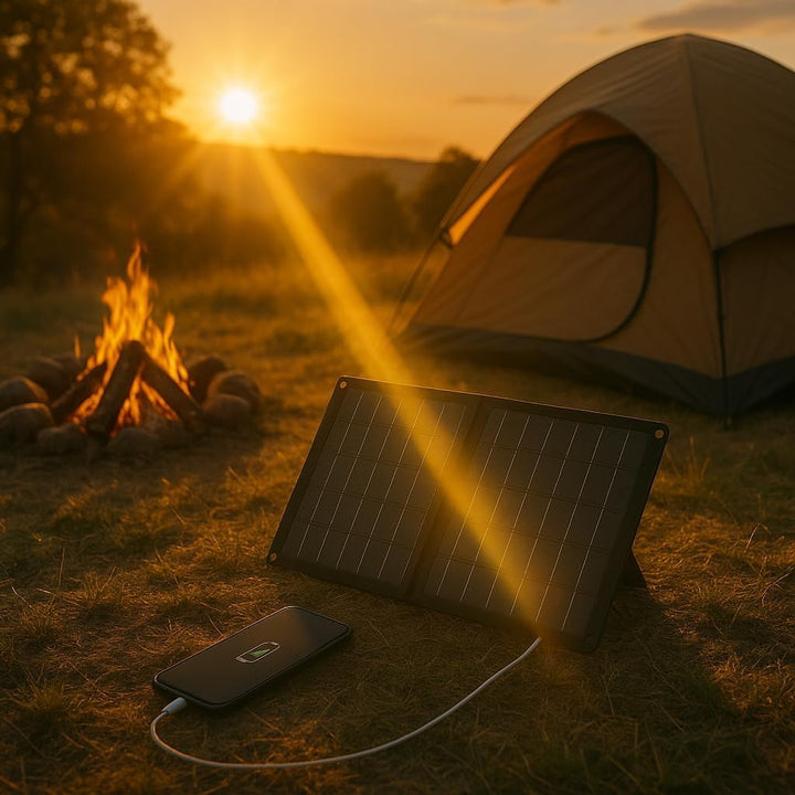 15 Watt faltbares Leichtgewichts-Solarpanel für Outdoor Abenteuer, gleichzeitig auch ein Solar Handy