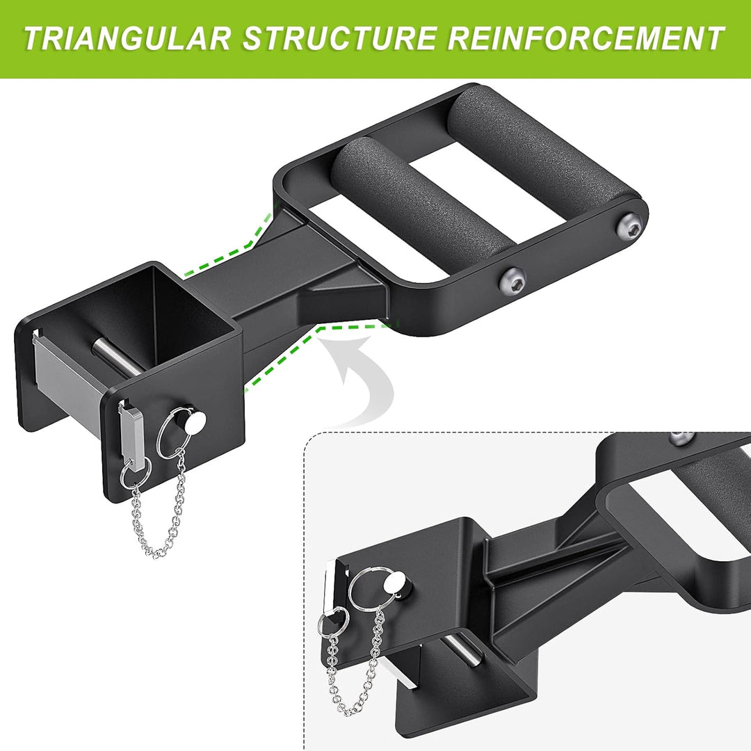 Kipika Muti-Grip Dip-Barren-Aufsatz für 5,1 x 5,1 cm und 7,6 x 7,6 cm Power-Rack, breite und schmale