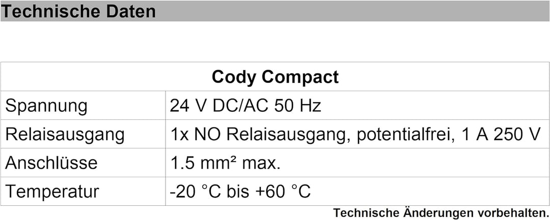 Geba Cody Compact, Lichtgrau, Schwarz