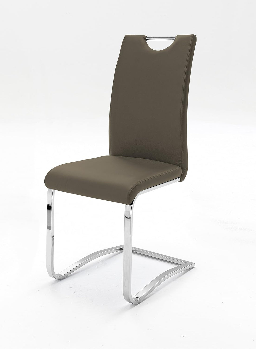 Robas Lund, Stuhl, Esszimmerstuhl, Schwingstuhl Köln, 4er Set, Braun, 57 x 43 x 100 cm Braun 4er, Br