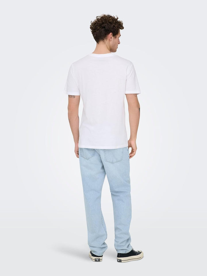 ONLY &amp; SONS Male Locker geschnitten Jeans ONSEDGE Loose L.Blue 6986 DNM Jeans NOOS 28W / 30L Light B