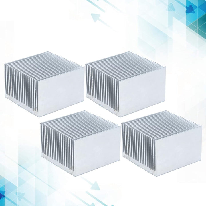 4 Stück Kühlkörper, Heatsink Aluminium Kühlkörper Kühler Fin Kühlkörper Kühlrippen für High Power LE