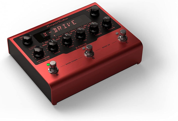IK Multimedia AmpliTube X-DRIVE Effektpedal, 16 Modelle in einem Verzerrerpedal: Overdrive, Fuzz, Co