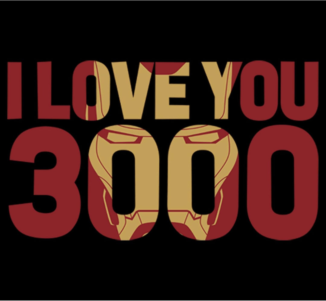 Marvel Jungen Ich Liebe Sie 3000 Hoodie, Schwarz, M