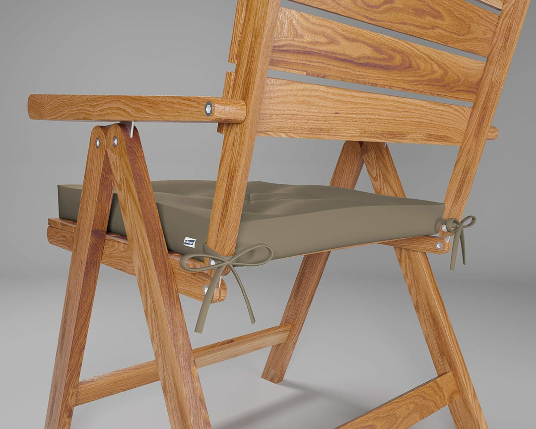 Rollmayer 2er Set Stuhlkissen mit Steppung Stuhlauflage Sitzkissen Sitzpolster Auflage für Stühle in