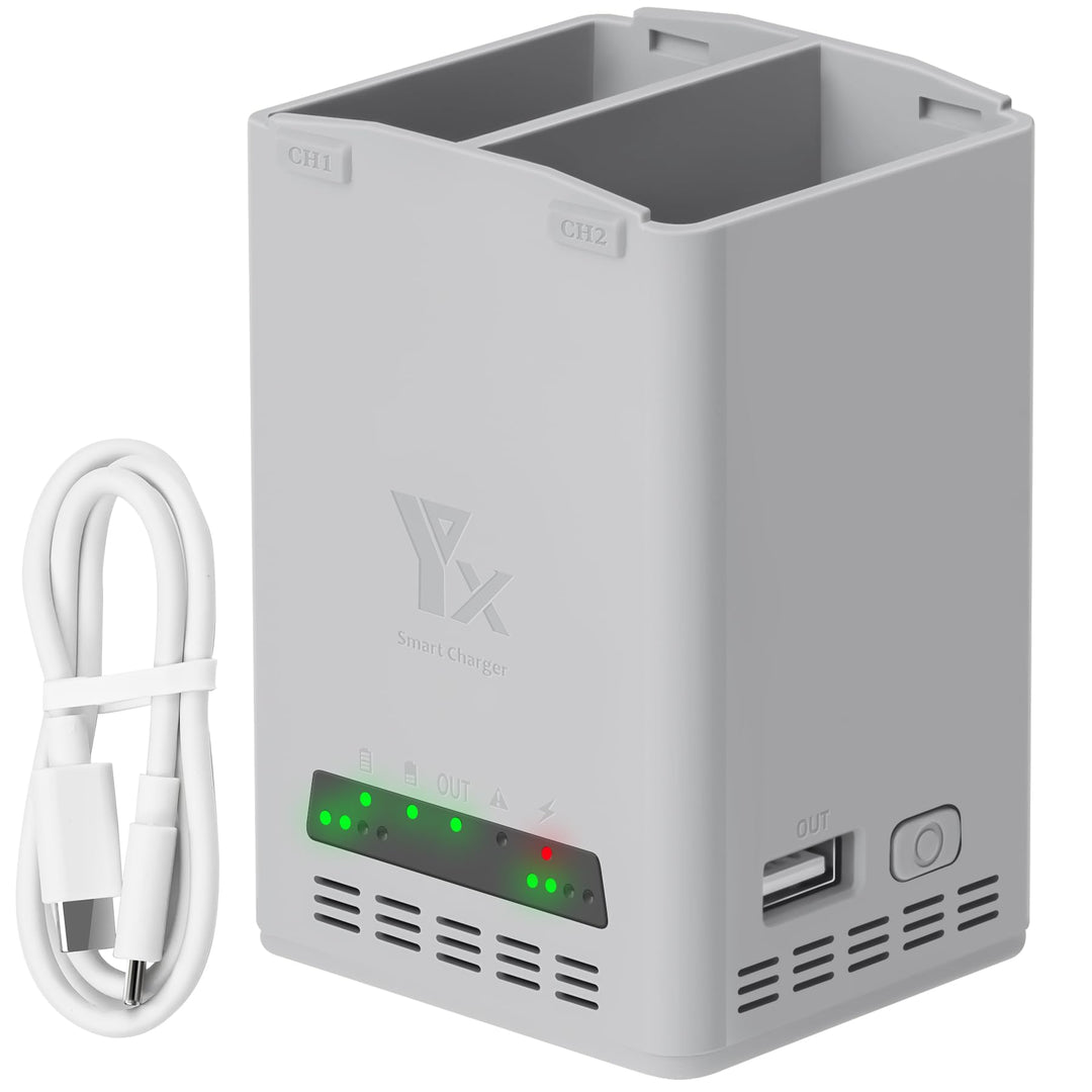 65W Akku Ladegerät für DJI Lito 1 X1,Fast Zwei-Wege Ladestation | Charger Hub,Charging Zwei Batterie