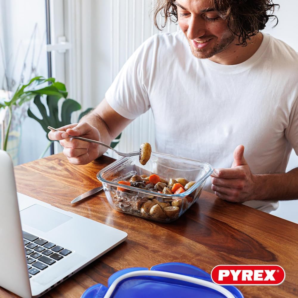 Pyrex Cook&amp;Go Behälter-Set, verschiedene Formen, 7-teilig