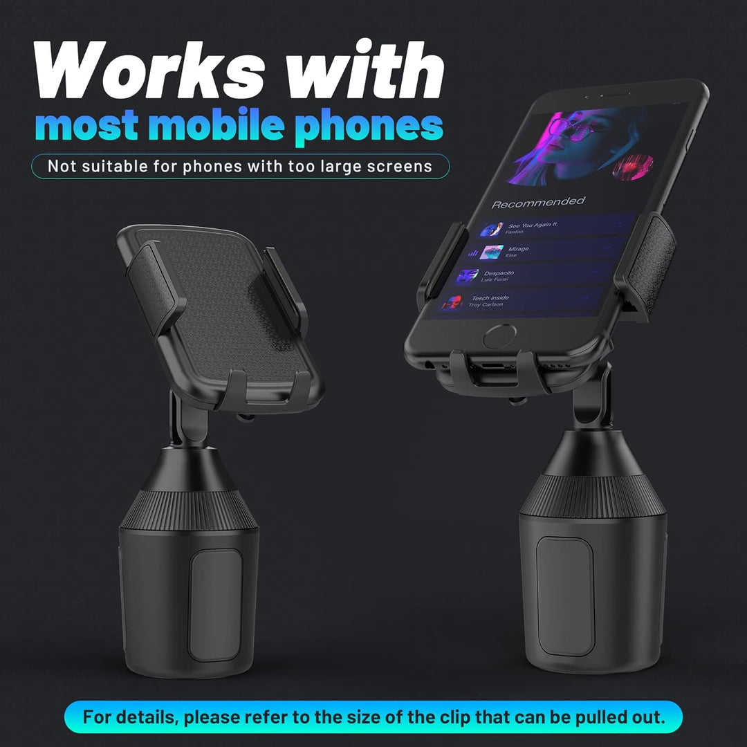 SEEKONE Universal Handyhalterung für Auto Getränkehalter Handyhalter Smartphone Halterung Cup Mount