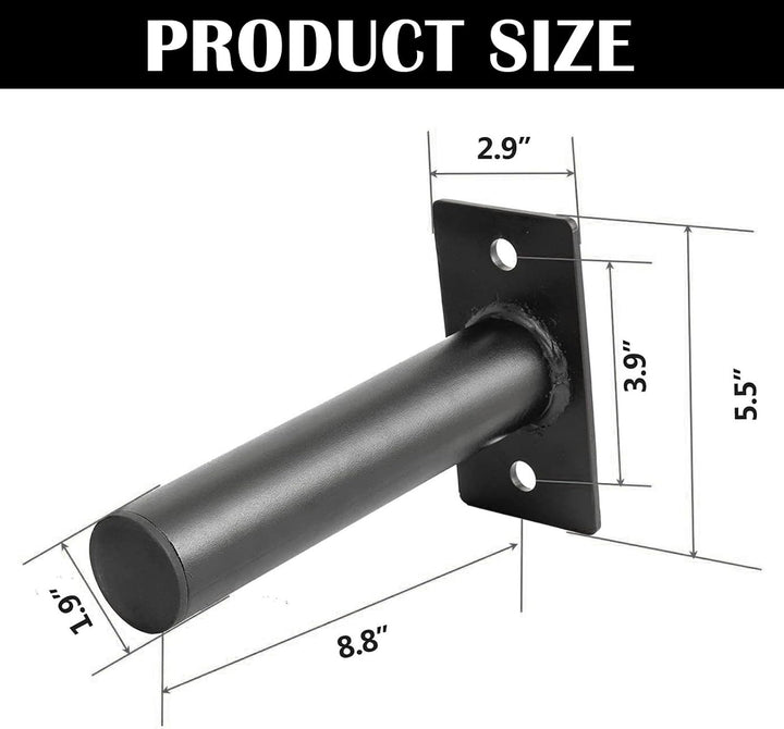 2 Stück Hantelscheibenständer, 50MM Hantelscheiben Halterung wandmontiert Wall Mounted Weight Plate