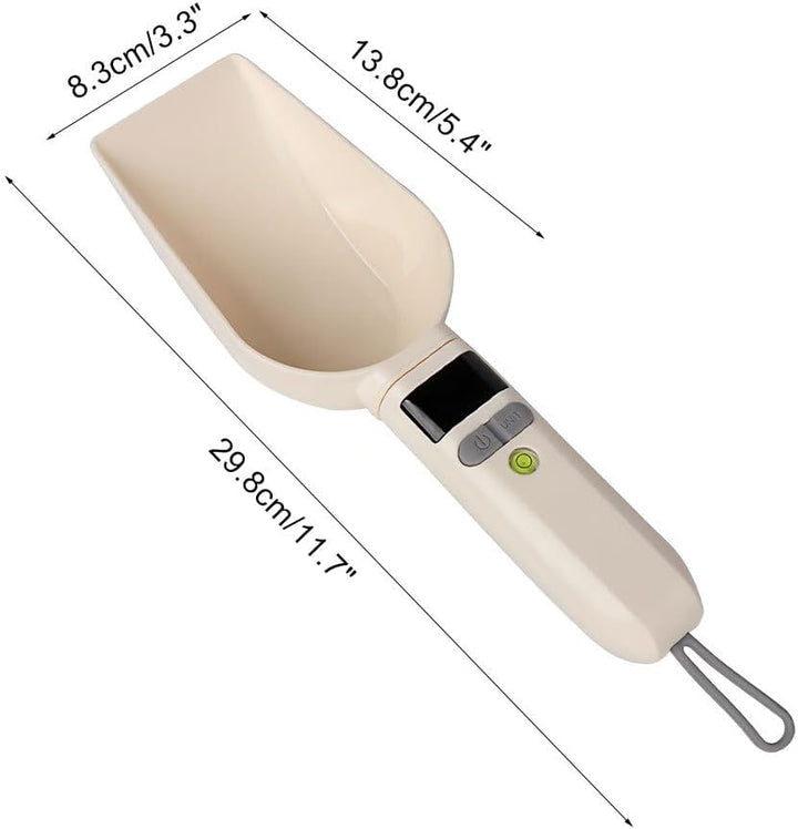 DONGKER Digital Küchenwaage, 800g/1g USB Wiederaufladbar Löffelwaage mit LCD Display, g/ml/oz Belieb