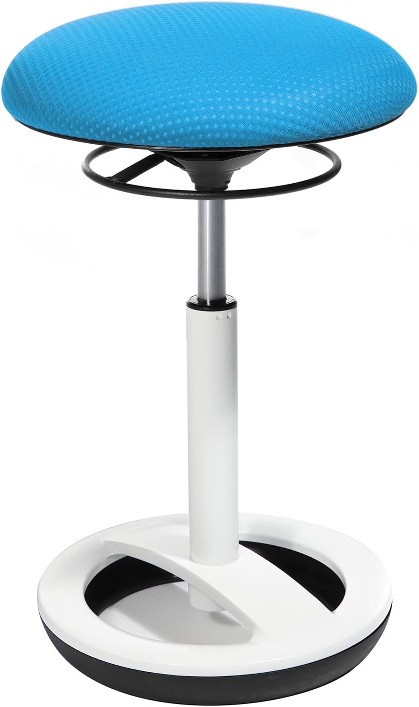 TOPSTAR SU53BT6 Sitness High Bob, Stehhilfe, Fitnesshocker, Arbeitshocker, Sitzhöhe: 49-70cm, Standf