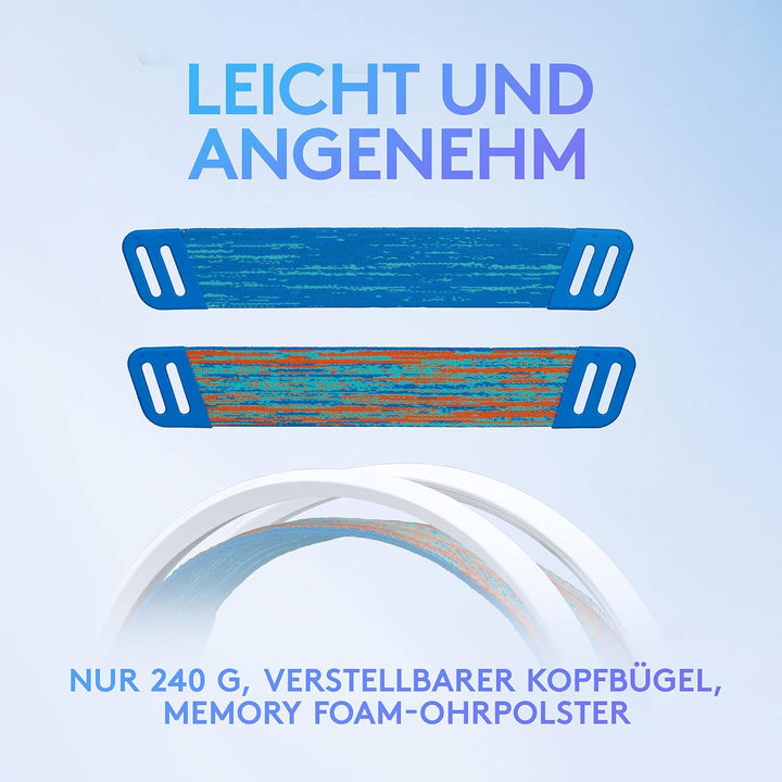 Logitech G335 Kabelgebundenes Gaming-Headset, Flip-to-Mute-Mikrofon, 3,5 mm Audioanschluss, Memory-S