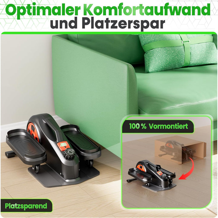 Ultrasport Stepper für Zuhause: Rutschfester Up-Down Swing mit LCD Display und 8 Stufen, Fitness Ste
