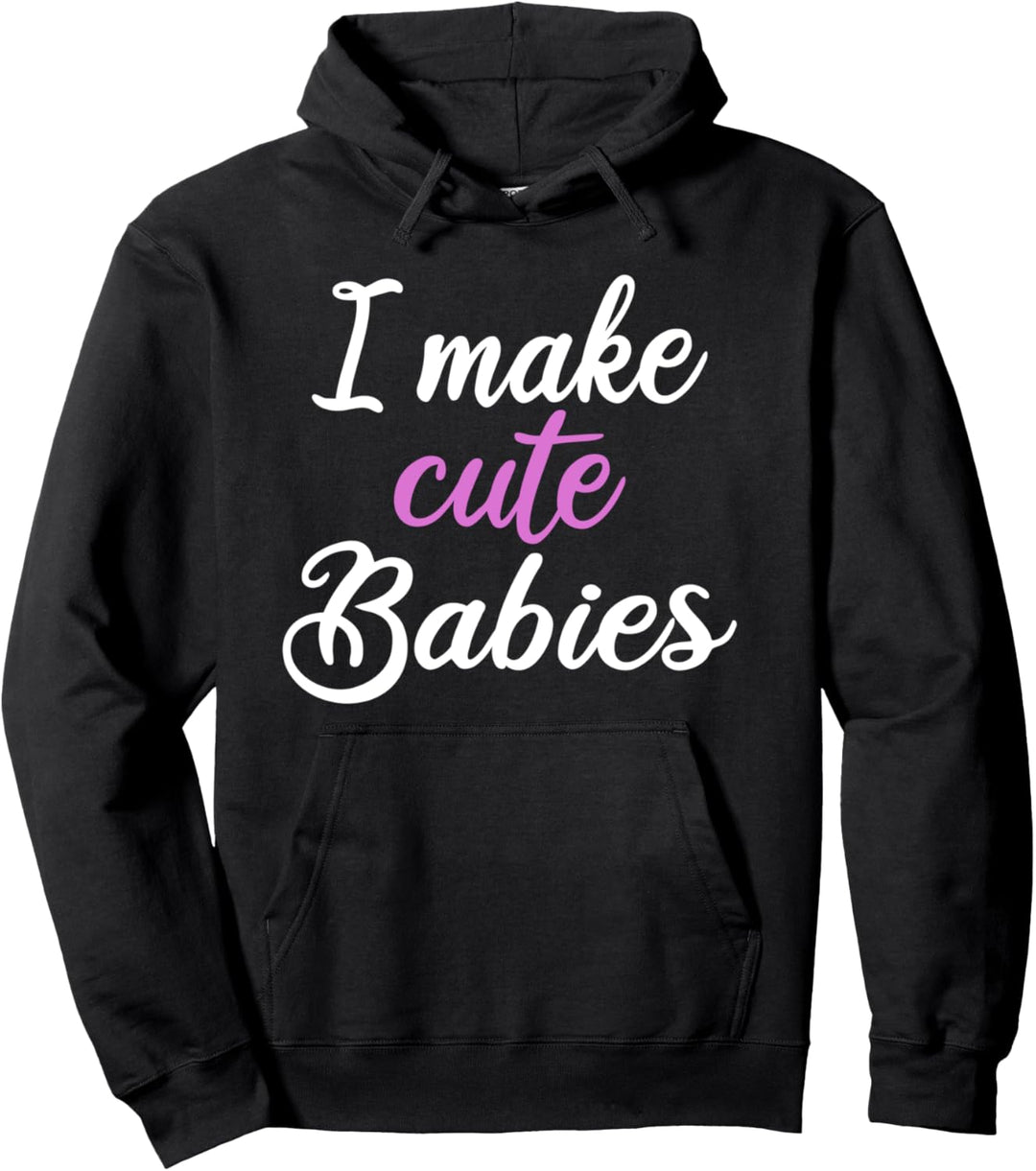 Ich mache nette Babys Mütter / Väter Vatertag - Muttertag Pullover Hoodie