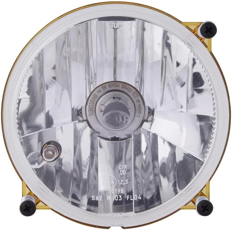 HELLA - Halogen/FF-Hauptscheinwerfer - M133 - 12V - rund - Referenzzahl: 12.5 - Einbau - glasklare S