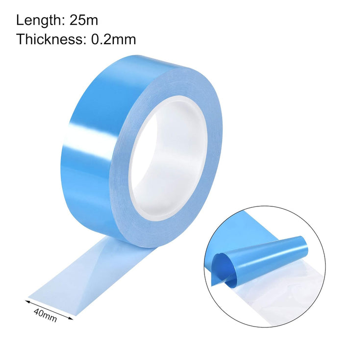 sourcing map Wärmeleitband Thermisches Klebeband für Kühler, LED Streifen 40mm x 25m