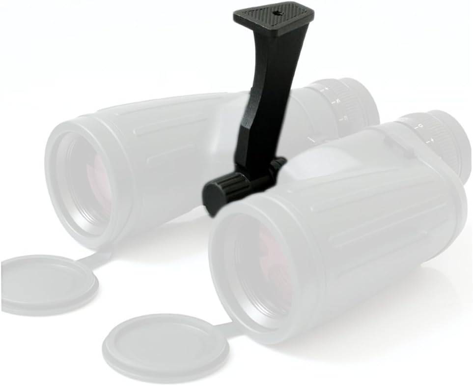 SOLOMARK Fernglas Stativ Adapter – Aluminium Stativadapter für Ferngläser, 1/4-Zoll-Stativ mit Schra
