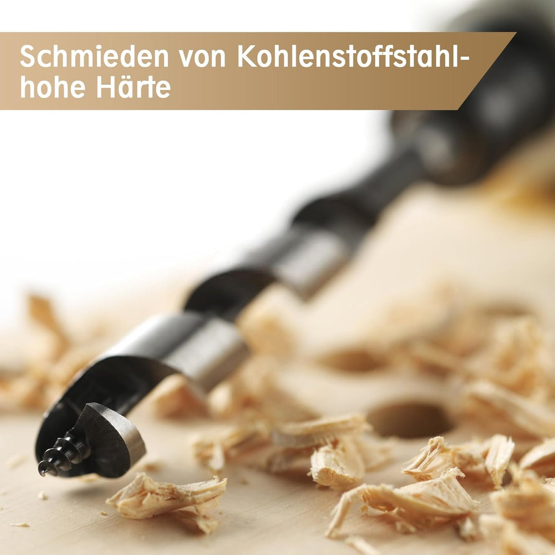 8 Stück Schlangenbohrer Set, Holzbohrer Lang Set Kohlenstoffstahl Schlangen-Bohrer Satz Kunstbohrer