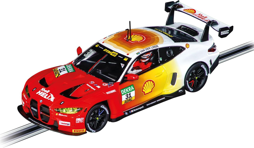 Carrera DIGITAL 132 BMW M4 GT3, Schubert Motorsport No. 31 DTM 2024 – Slotcar mit Front-, Rück- & Br