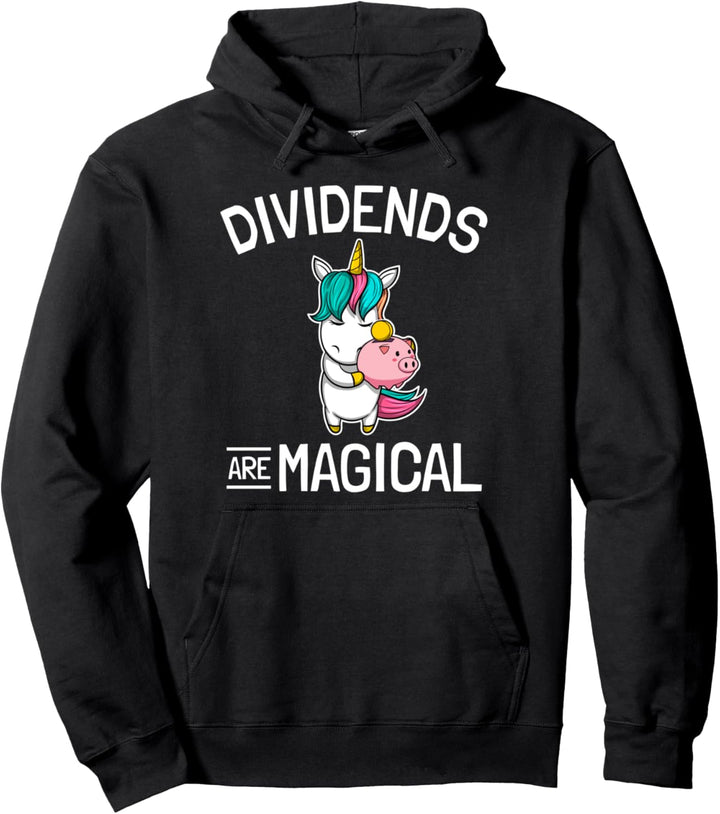 Lustiges Dividenden-Investor Buy&Hold Aktien Börse I Einhorn Pullover Hoodie