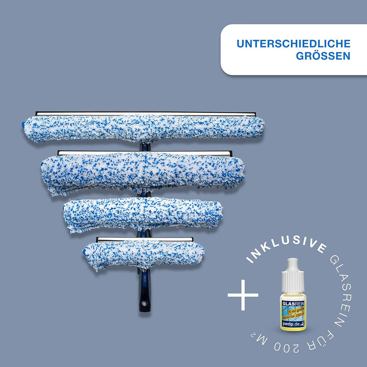 Putzen wie die Profis Fensterwischer und Fenster-Abzieher als Kombi-Set - DVN:5001 Zertifizierte Qua