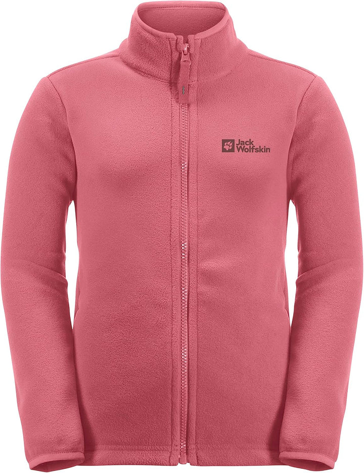 Jack Wolfskin Mädchen Taunus Jacket K Fleece-Jacke 104 Soft Pink, 104 Soft Pink