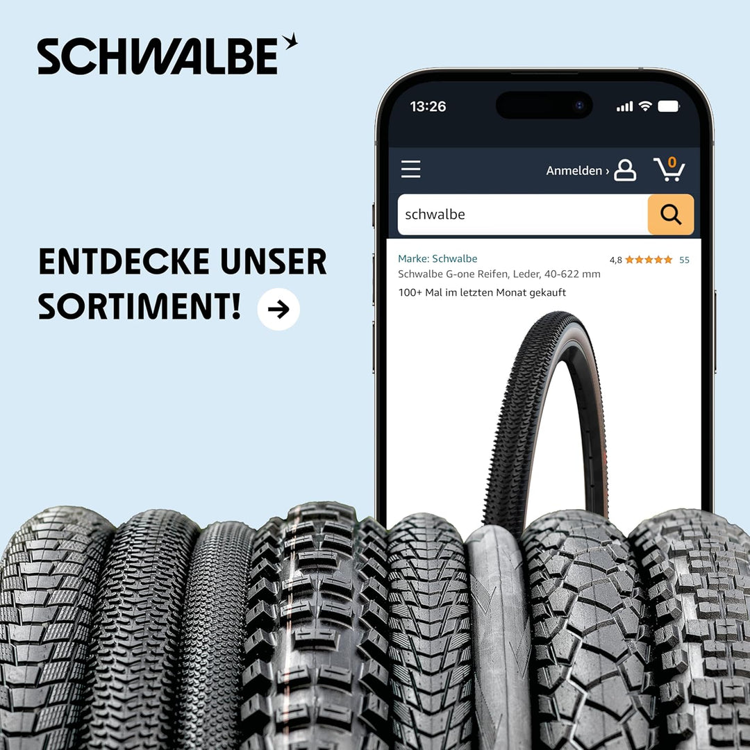 Schwalbe Marathon Almotion Evo Faltreifen // 55-622 (28x2,15') RaceGuard Schwarz, Schwarz