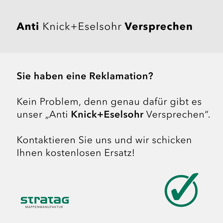 Präsentationsmappe A4 in Blattgrün (20 Stück) - sehr stabiler 350 g/m² Naturkarton - direkt vom Hers