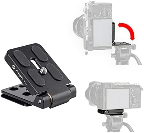Fotopro L Halterung Kamera vertikal horizontal wechselnd Faltbare Schnellwechselplatte für Canon Nik