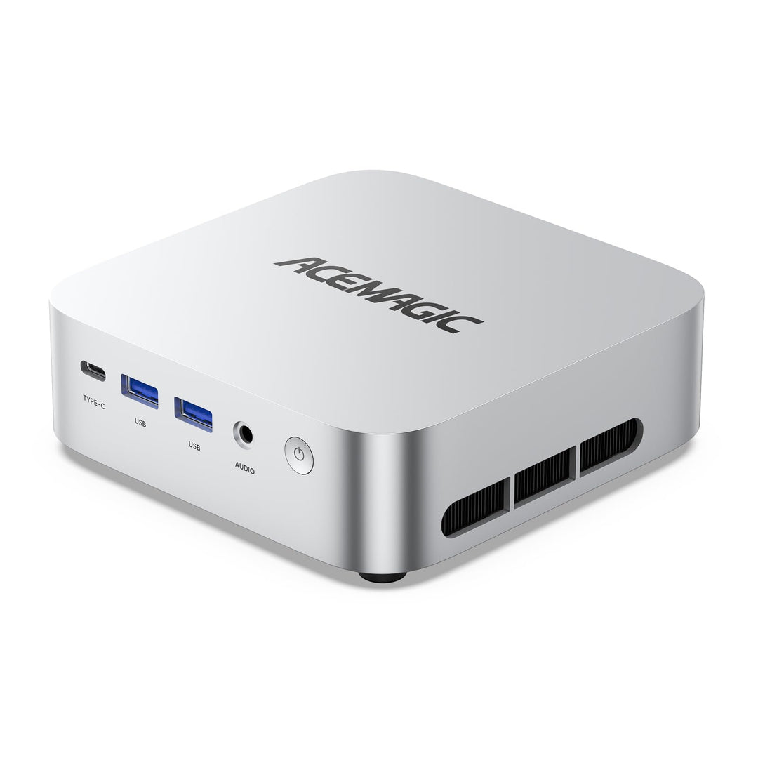 ACEMAGIC W1 Mini PC AMD Ryzen 7 8745HS(8C/16T, bis zu 4,9 GHz)，32GB DDR5 1TB NVMe SSD Mini Computer,