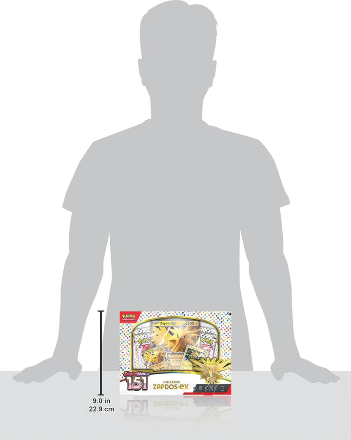 Pokémon 290-60362 Zapdos-Ex-Sammlung aus der Erweiterung Scarlet und Violetto-151 Sammelkartenspiels