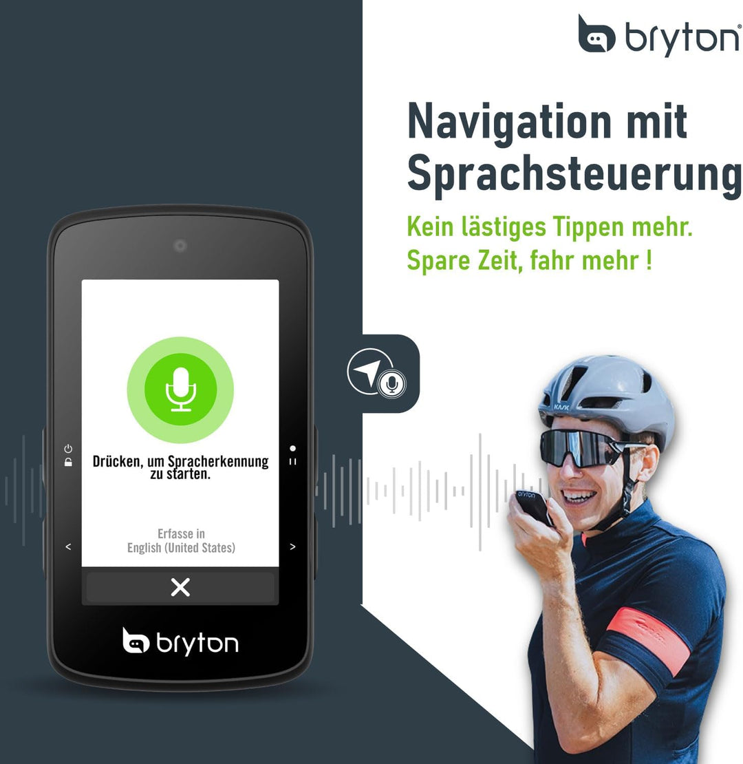 Bryton Rider 750 2.8" Farb-Touchscreen GPS Fahrradcomputer mit Offline-EU-Karte und Navigation 750SE