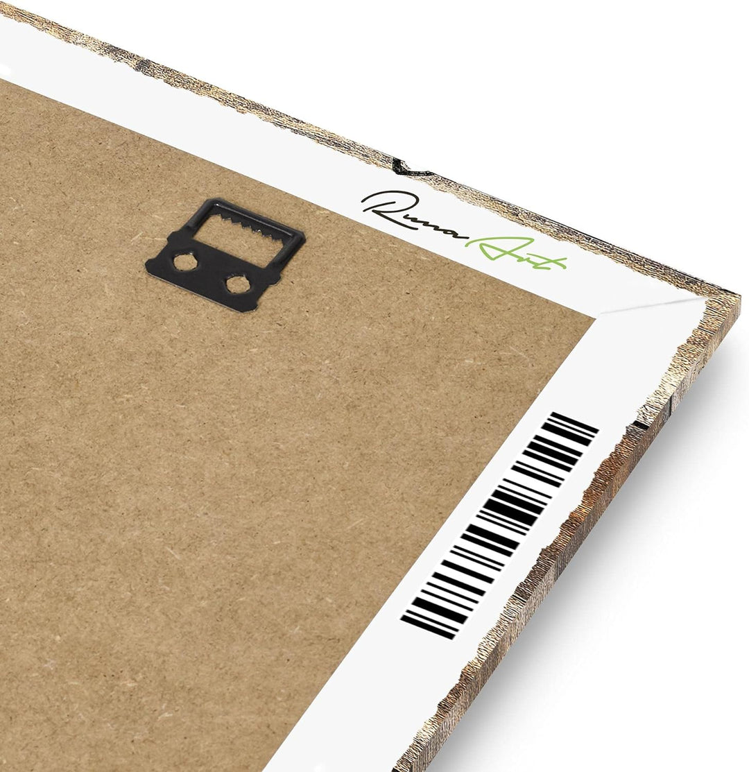 Runa Art Wandbilder Zebra 5 Teilig Bild auf Vlies Leinwand Deko Loft Wohnzimmer Streetart Beige Brau