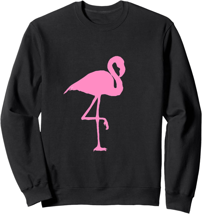 Rosa Flamingo-Silhouette Sweatshirt