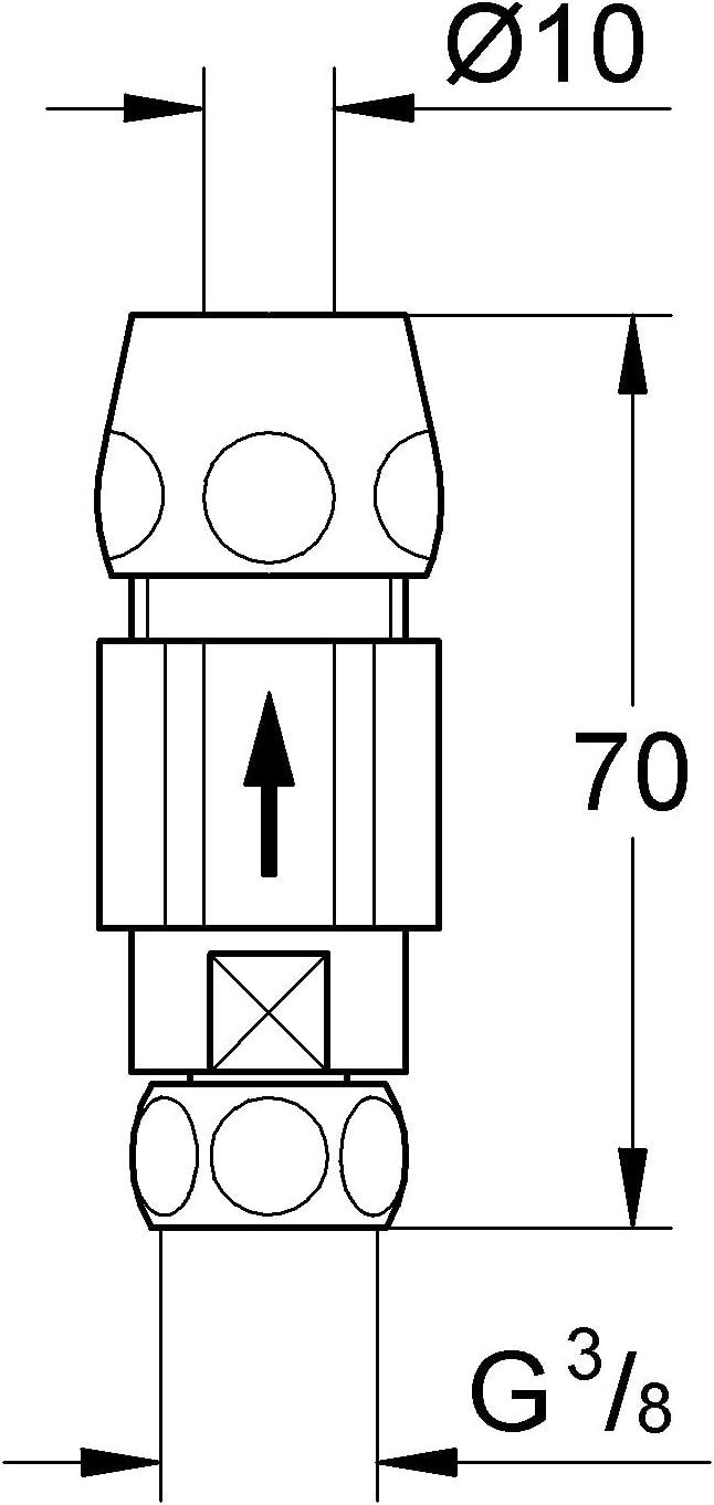 GROHE Eggemann Rückflussverhinderer DN10 41270000