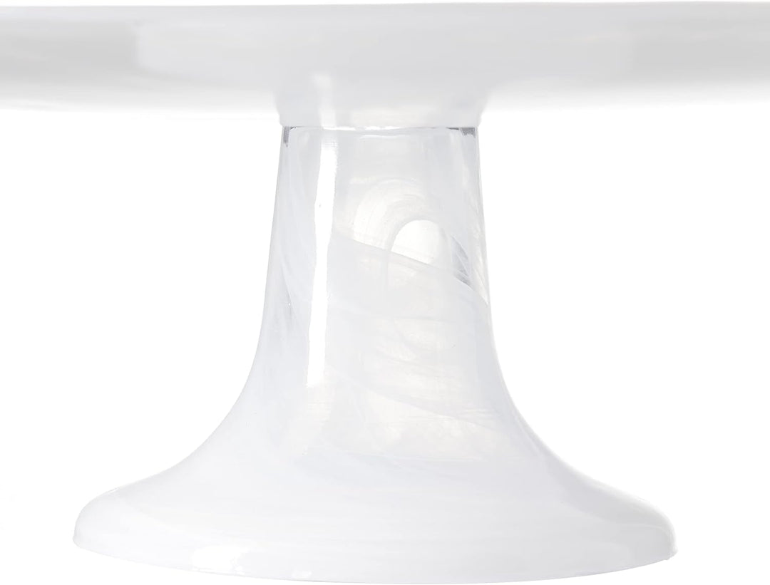 LEONARDO HOME Alabastro Torten-Platte, Teller mit Fuss, Glas-Platte für Torten, Kuchen, Cupkackes in