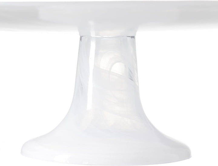 LEONARDO HOME Alabastro Torten-Platte, Teller mit Fuss, Glas-Platte für Torten, Kuchen, Cupkackes in