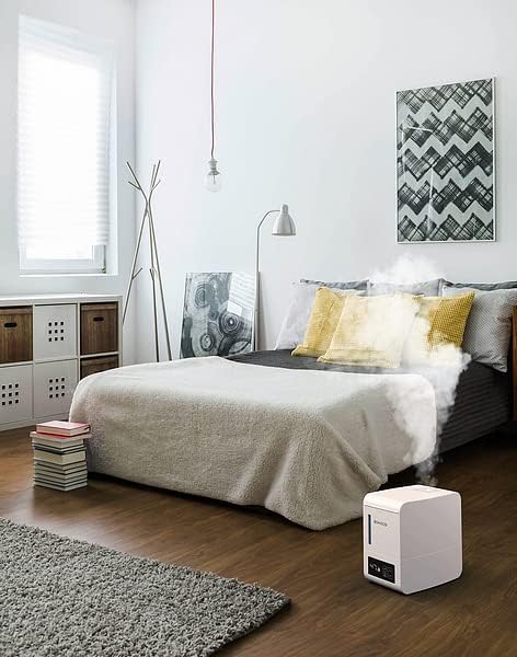 BONECO Verdampfer S250 I Luftbefeuchter I 3L Wassertank I für Räume bis 50 m² I Aroma Funktion I Tou