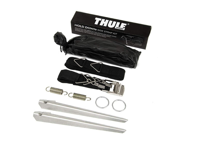 Thule Sturmverspannung Hold Down Side Strap Kit, Schwarz, kompatible mit Caravan Single, Single