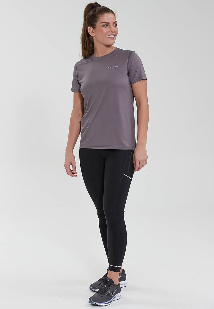 Endurance Damen Yonan Performance T-Shirt 36 1117 Shark, 36 1117 Shark