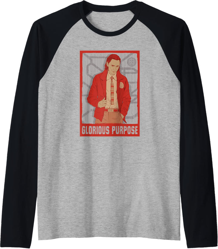 Marvel Loki Glorious Purpose Raglan