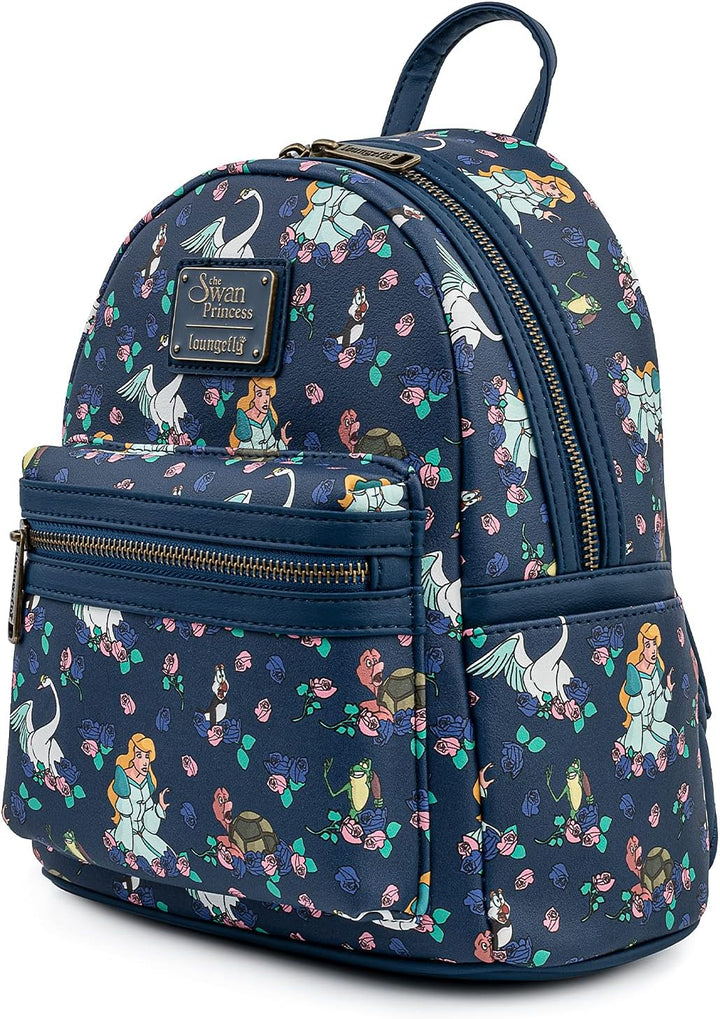 Loungefly Swan Princess and friends AOP Limited Edition Double Strap Handbag
