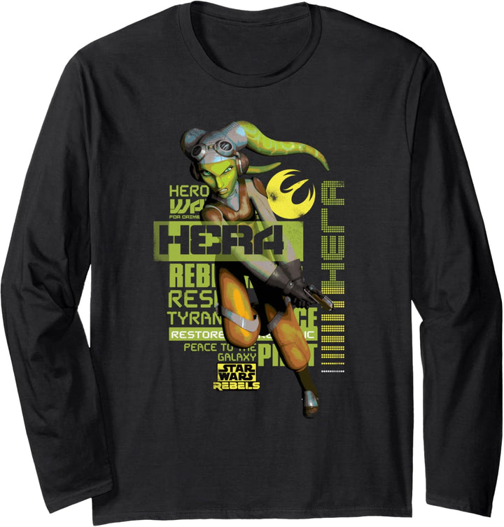 Star Wars Rebels Hera The Warrior Langarmshirt