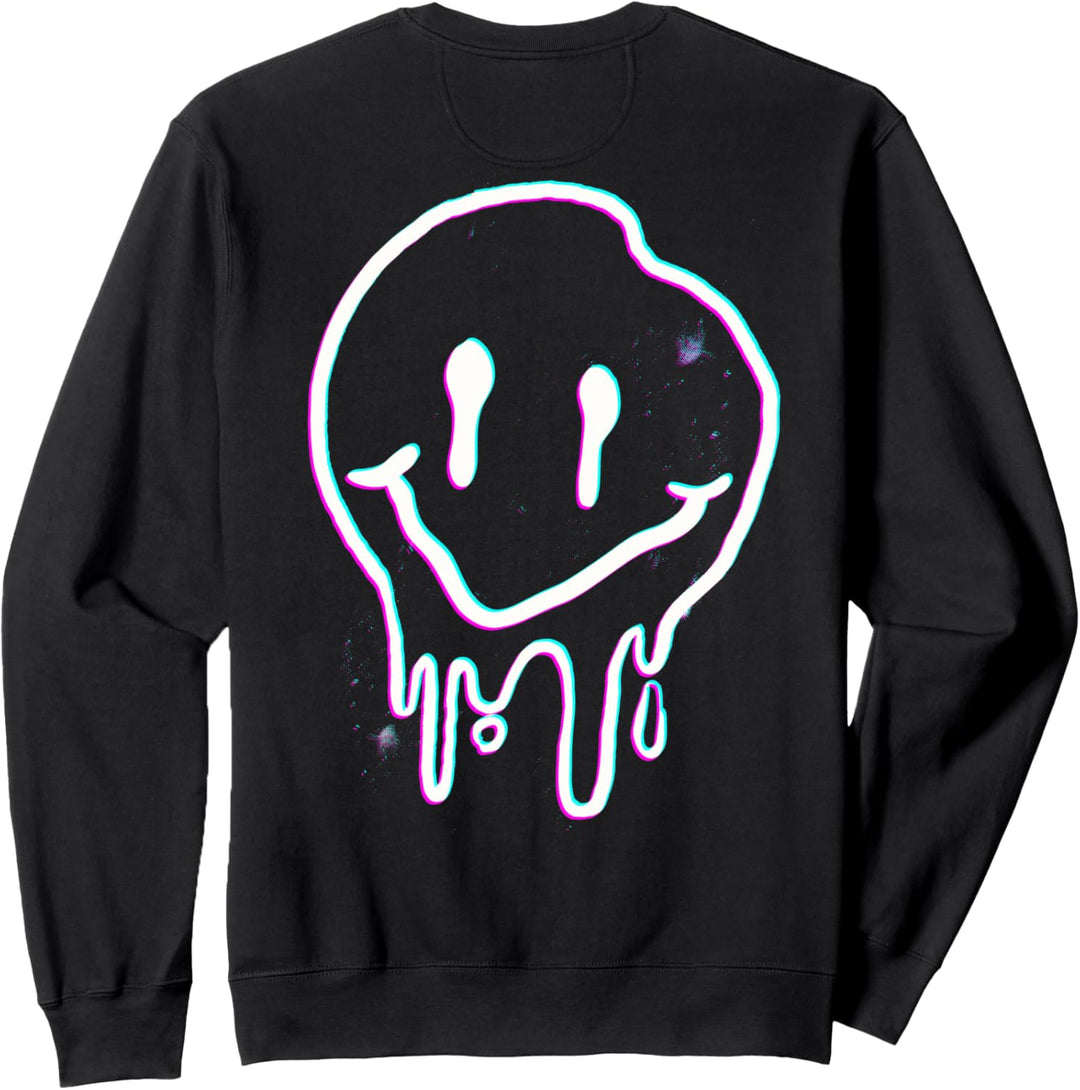 Backprint Gesicht für EDM Raver Festival Sweatshirt